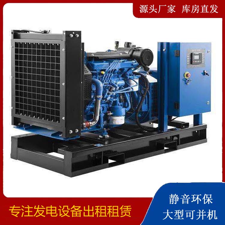 云龙出租发电机 潍柴发电机一定要预防通风管道的堵塞和灰尘